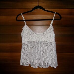 Lace Floral Tank Top